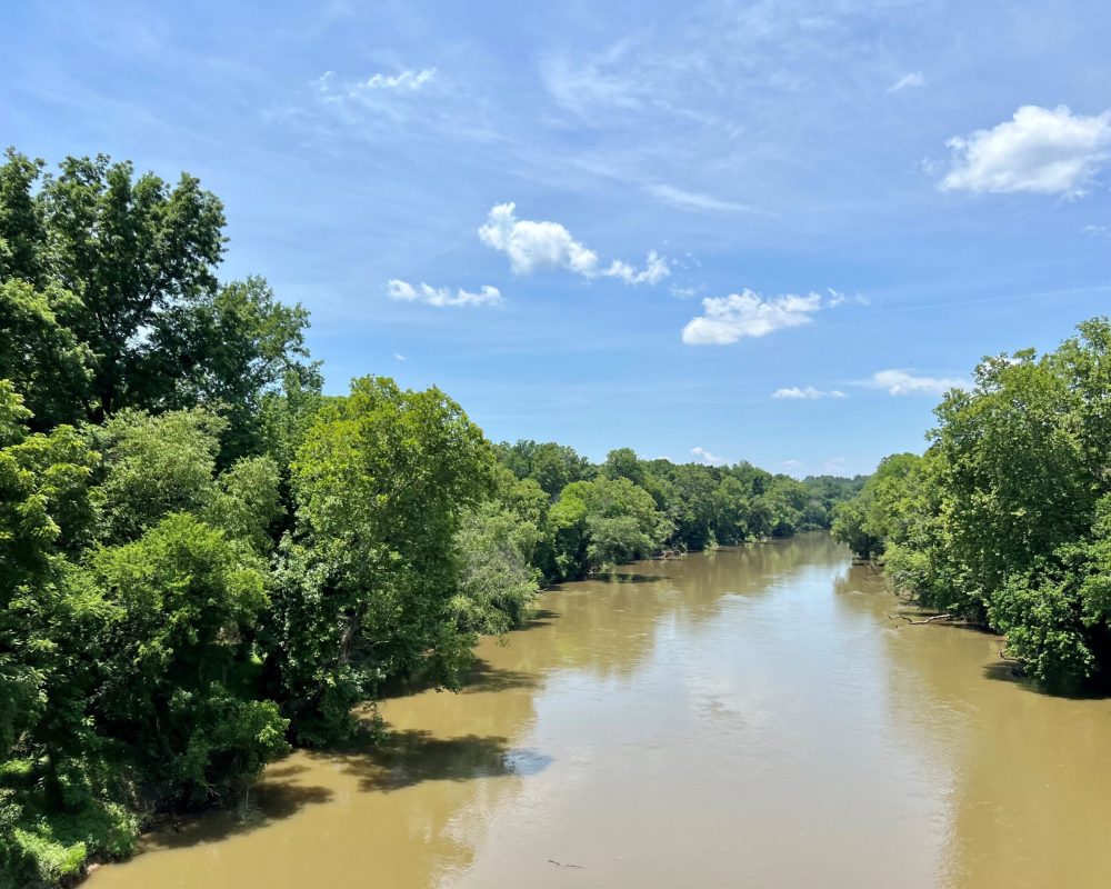 looking down river